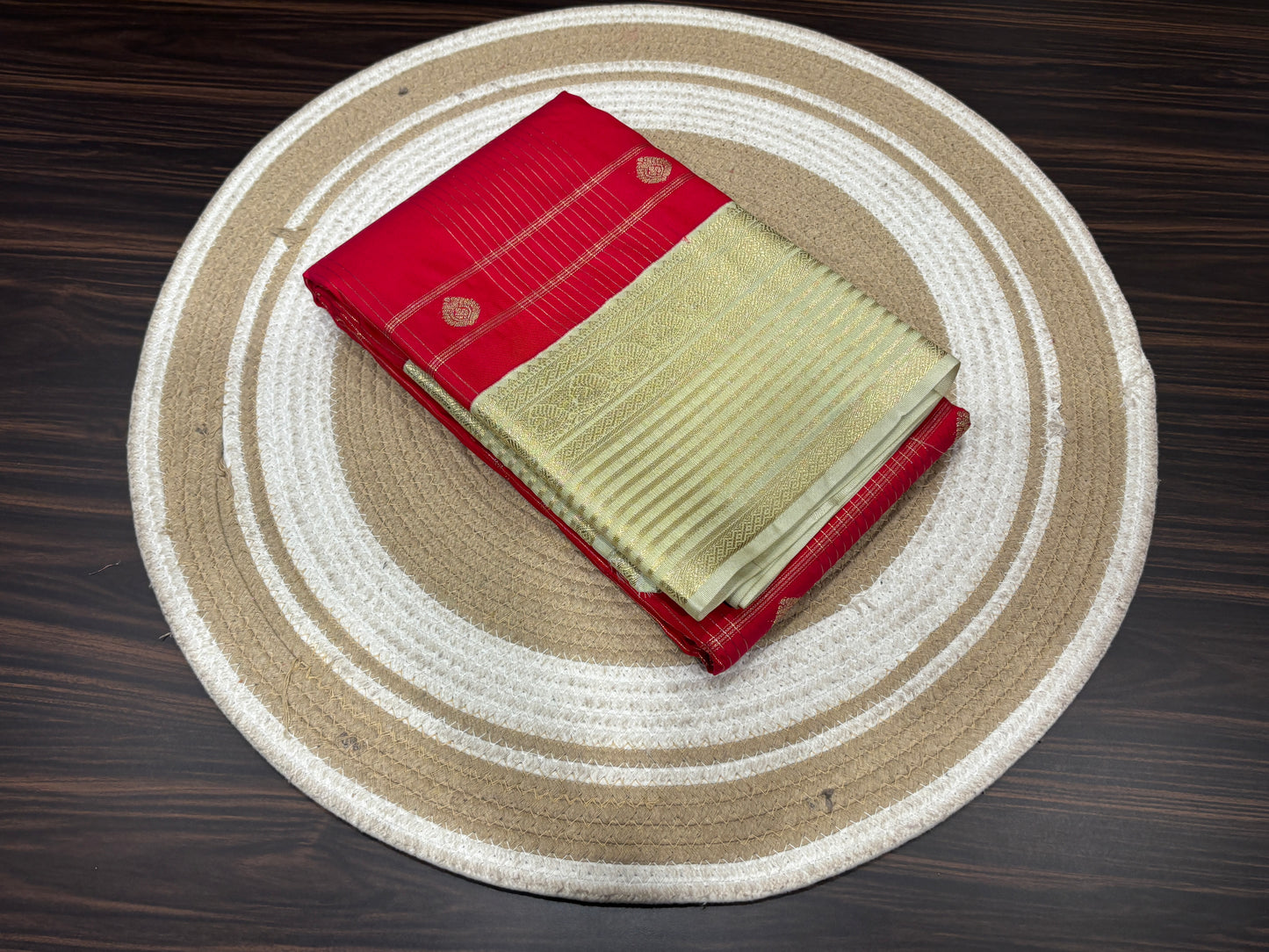 Semi Kanchipuram silk