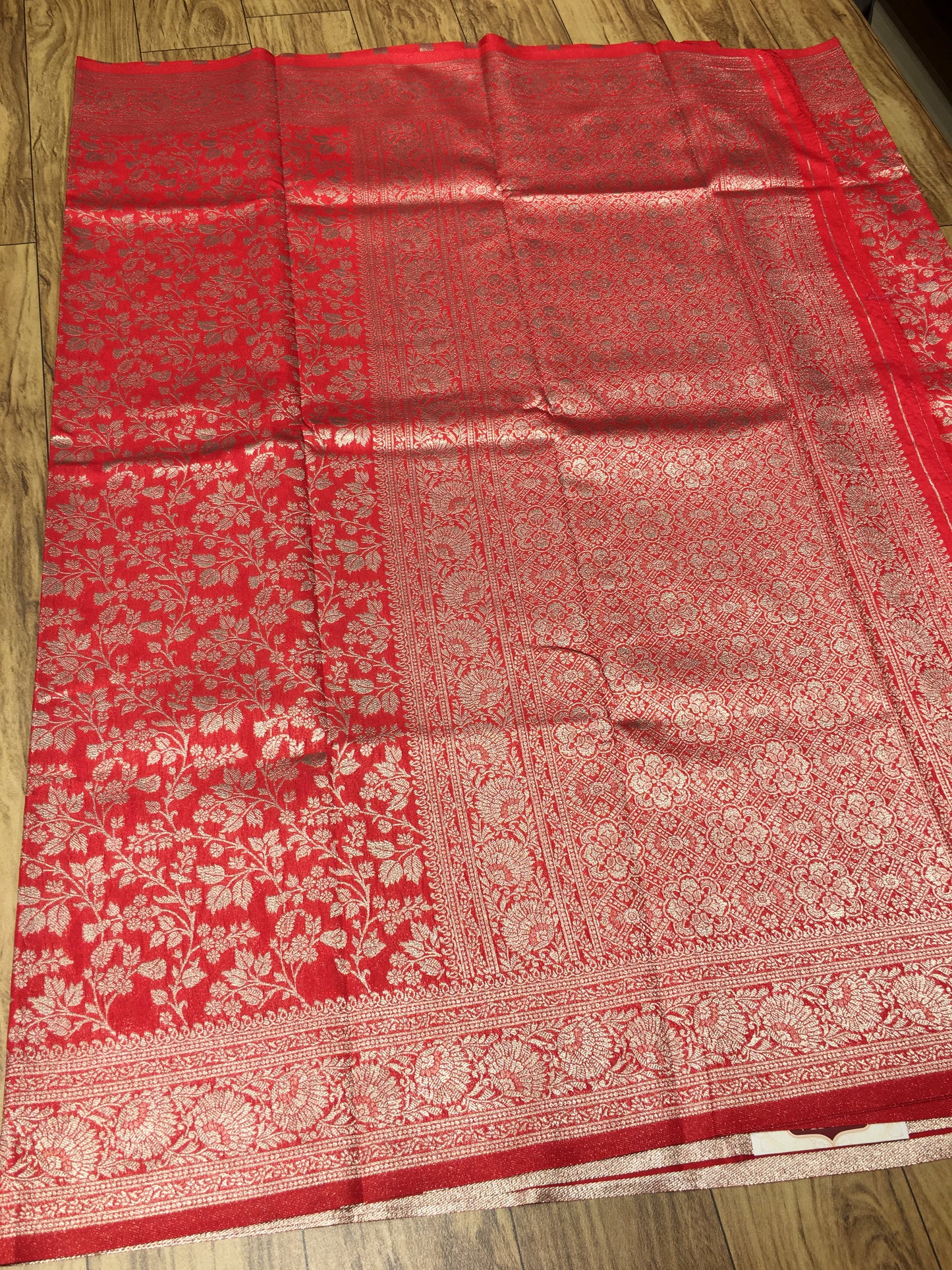 Semi brocade banaras