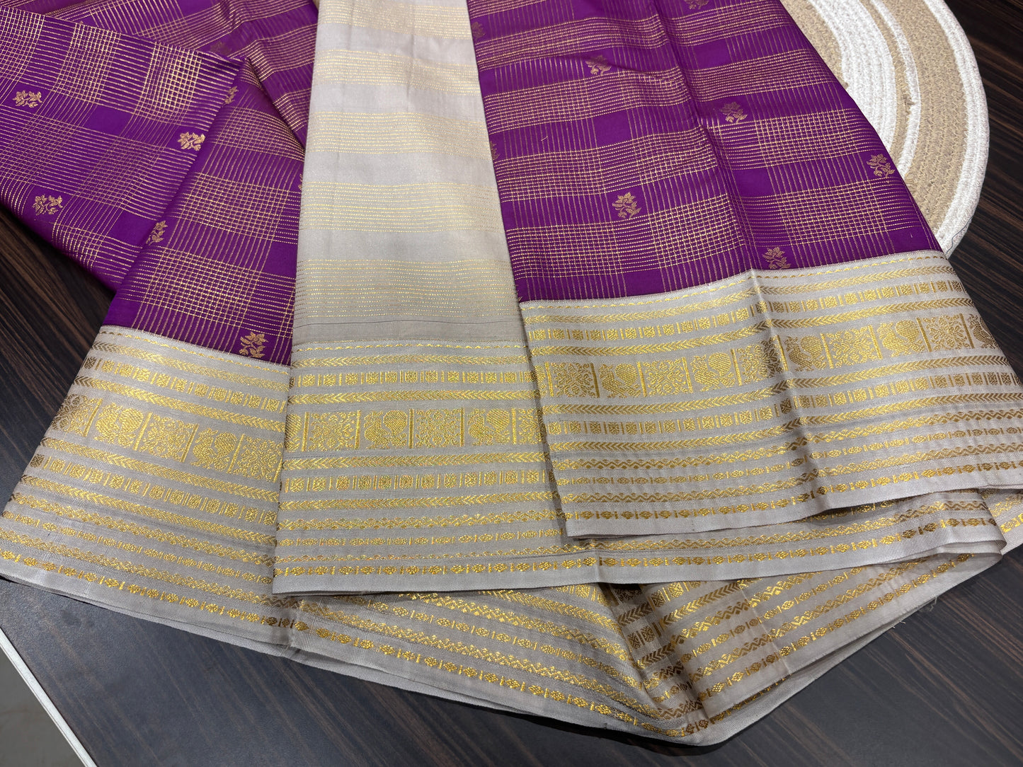 Semi Kanchipuram silk