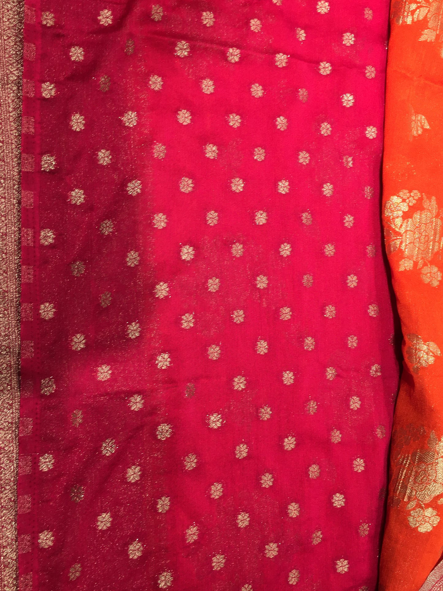 Chiffon georgette saree