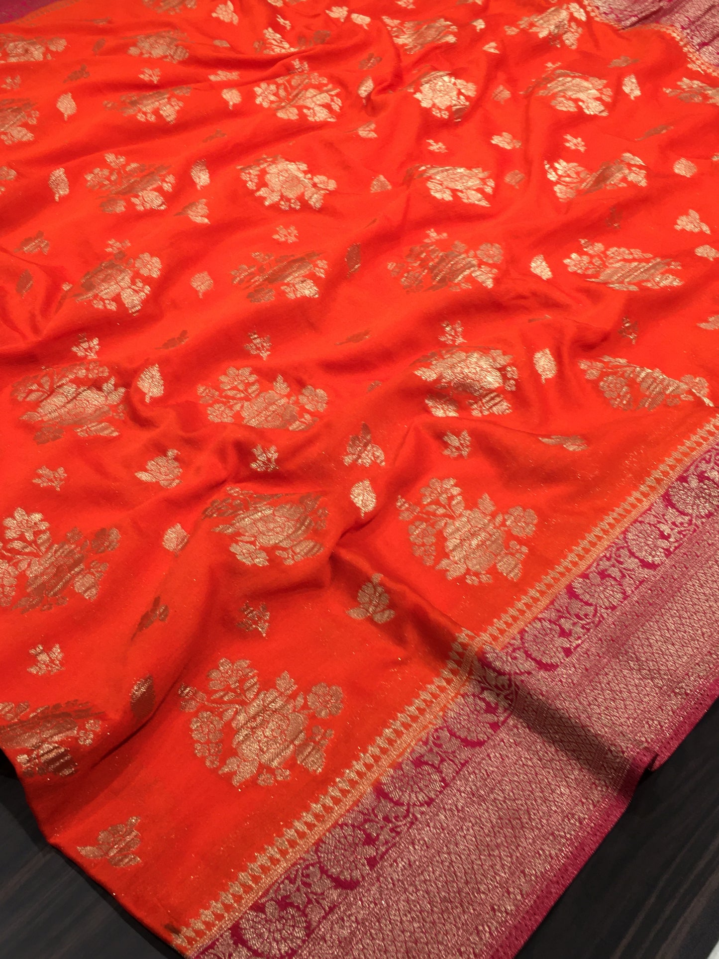Chiffon georgette saree