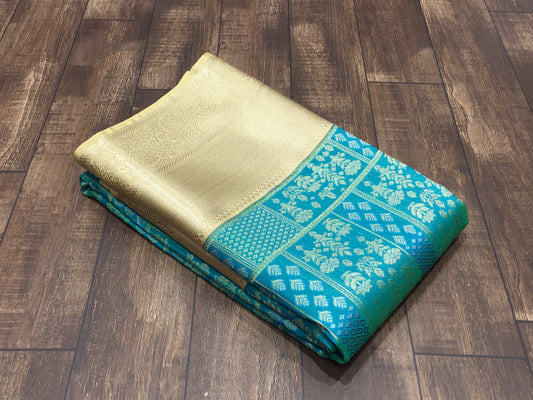 Semi Kanchipuram silk