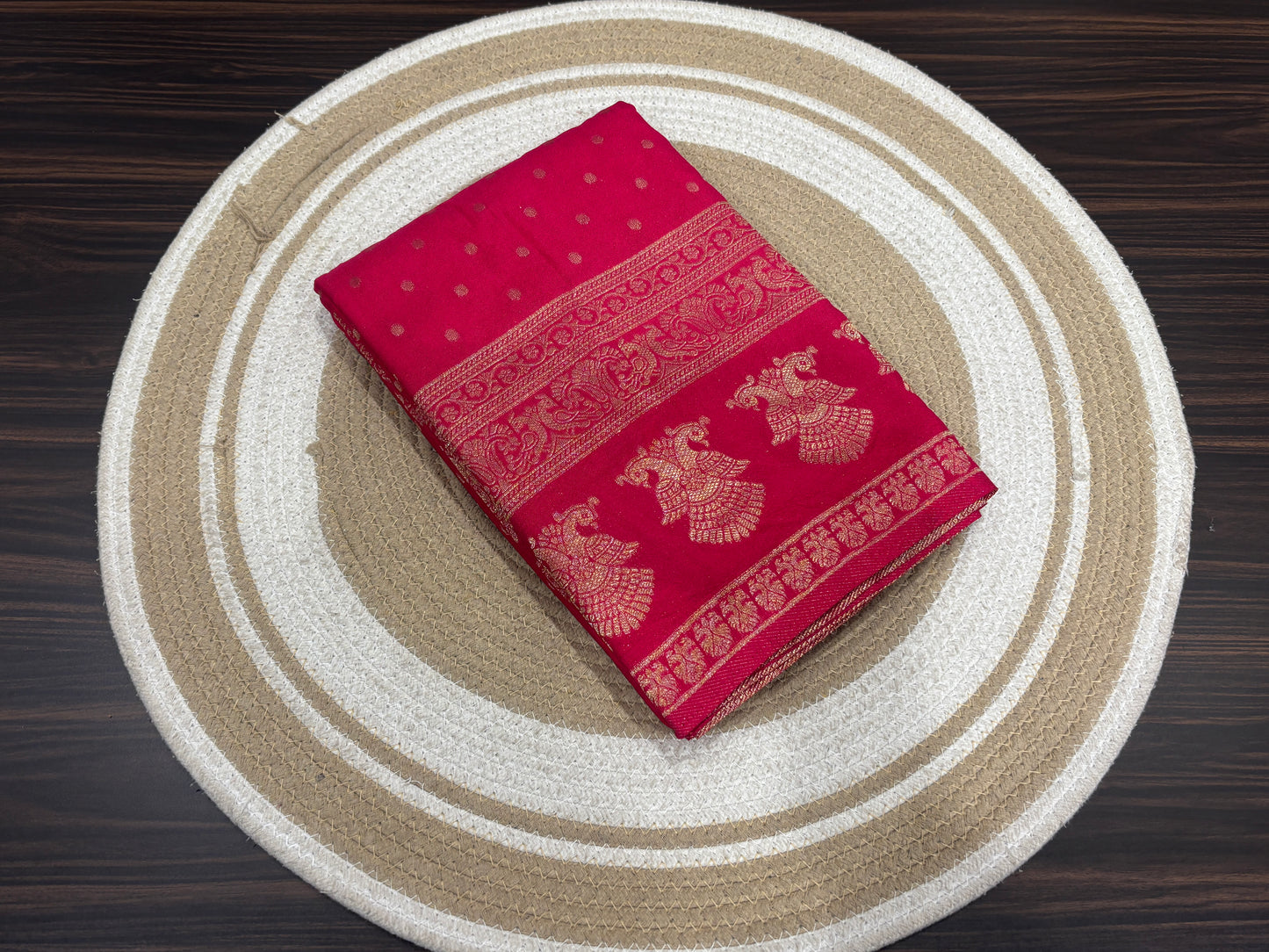 Soft crape saree