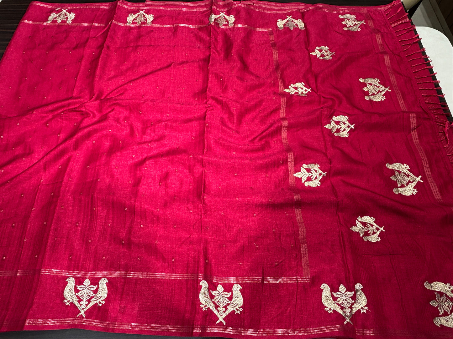 Soft tussar saree