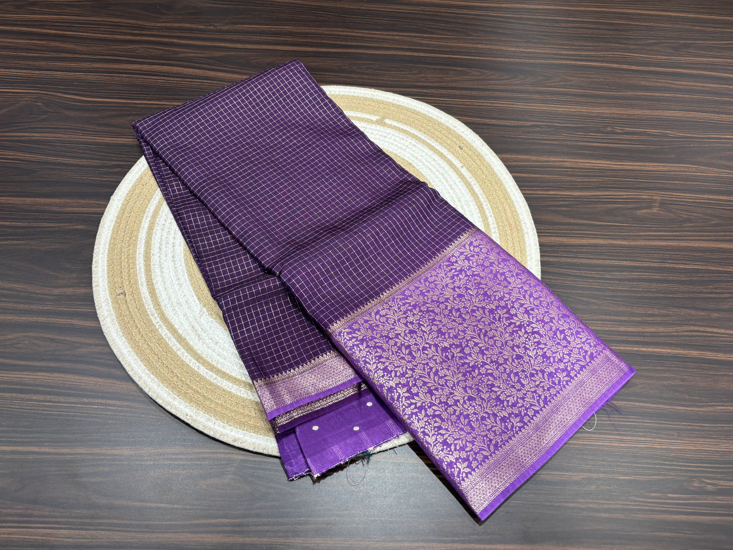 Moonga crape saree
