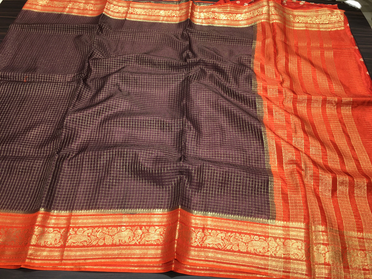Semi Mysore Crape Silk