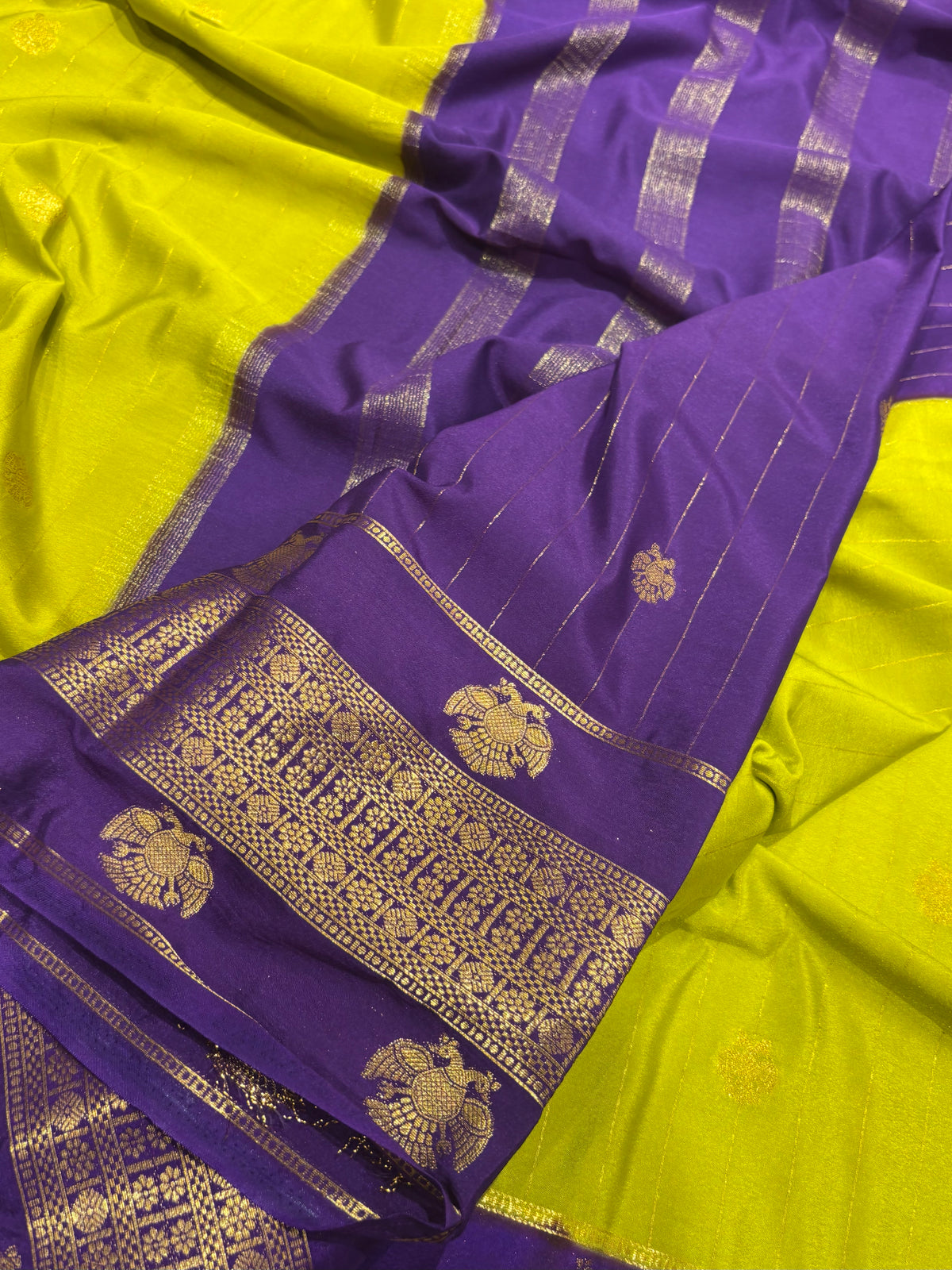 Semi Mysore Crape Silk