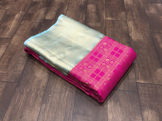 Semi Kanchipuram silk