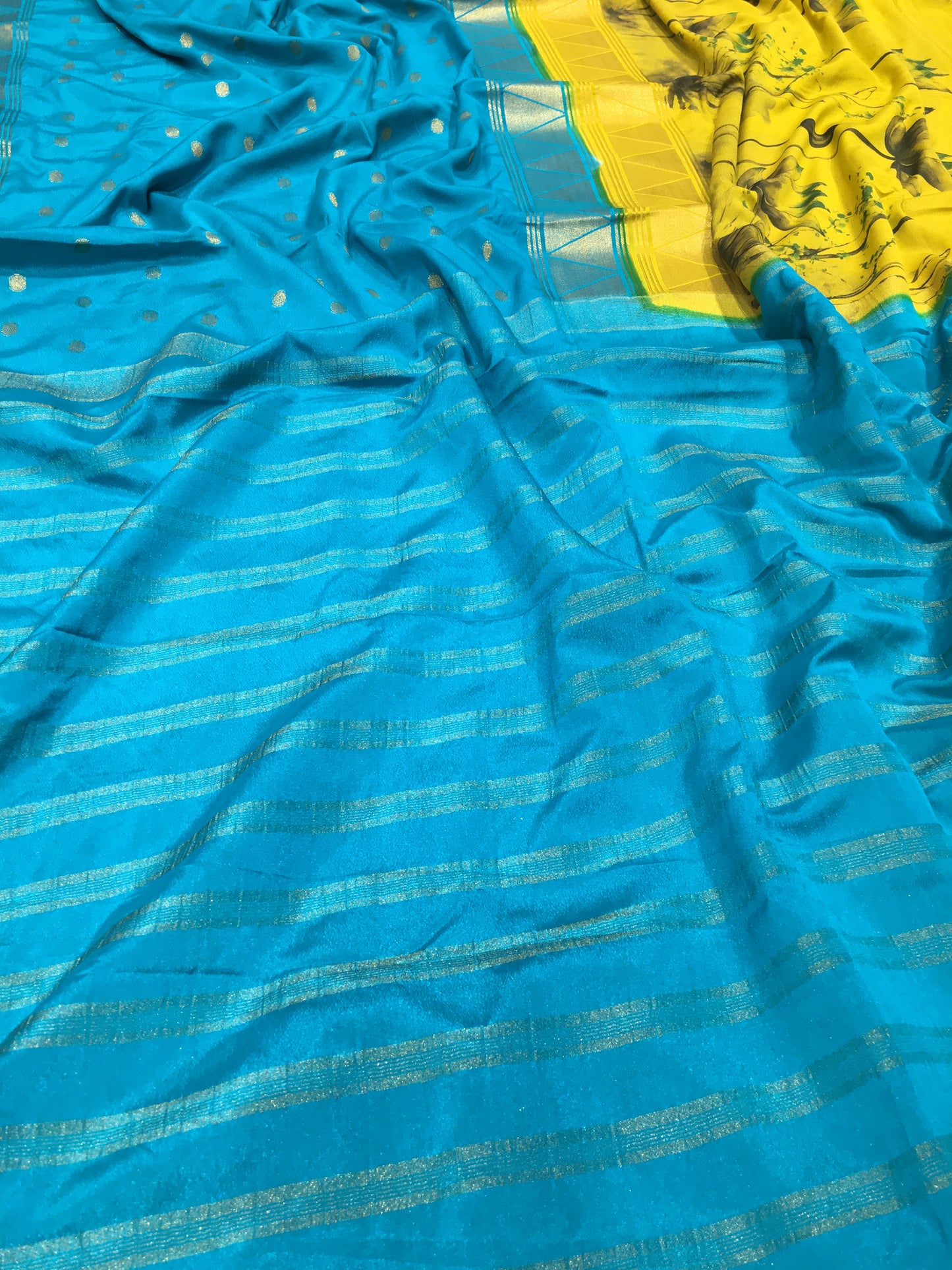 Semi Mysore Crape Silk