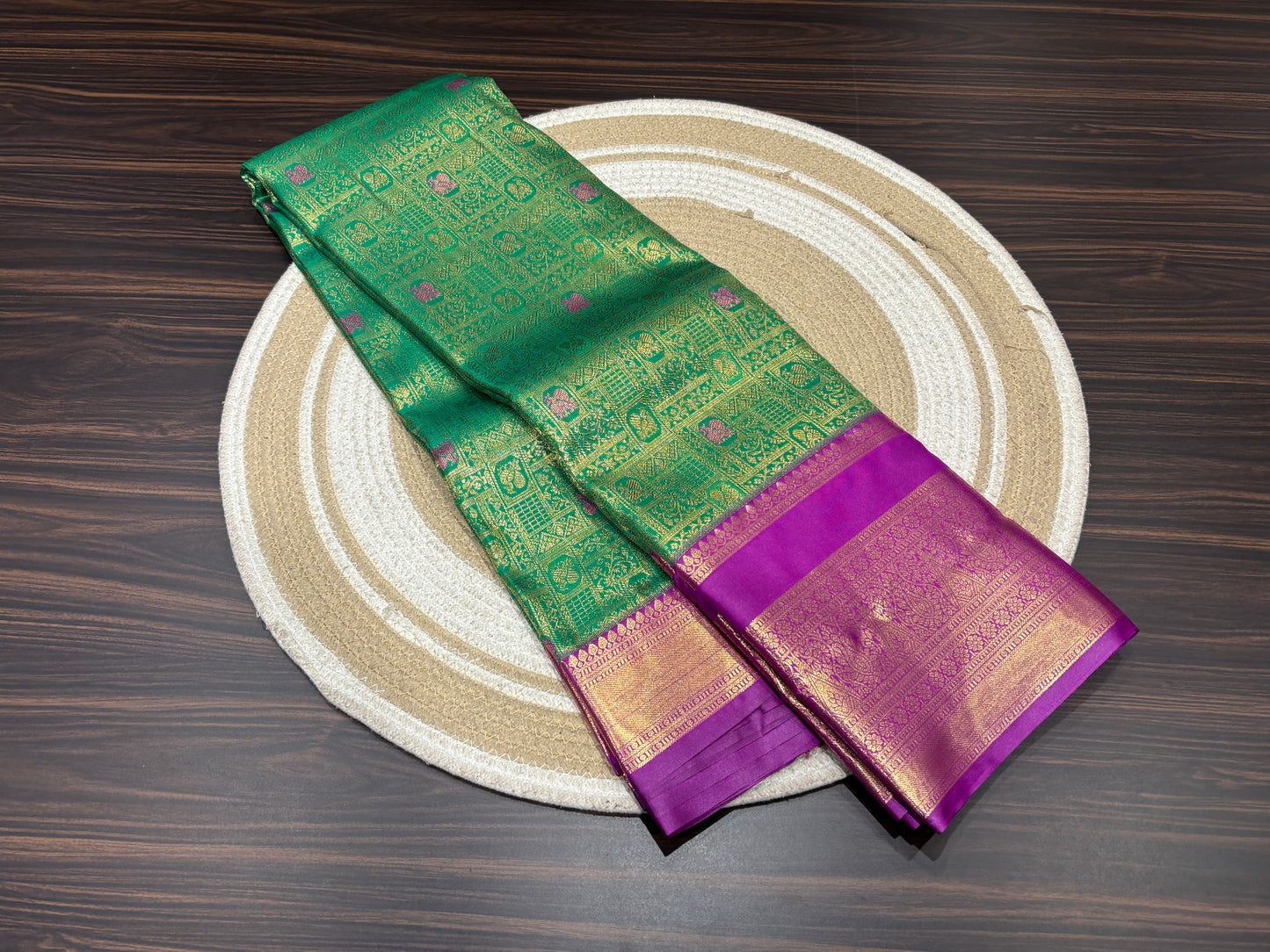 Semi Kanchipuram silk