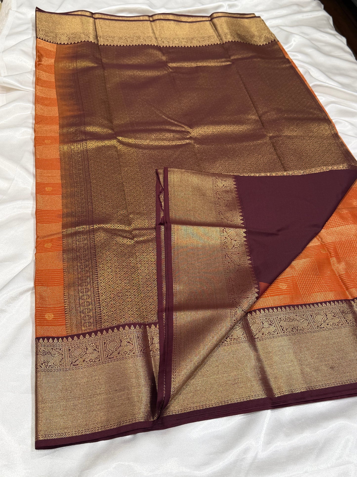 Semi Kanchipuram silk