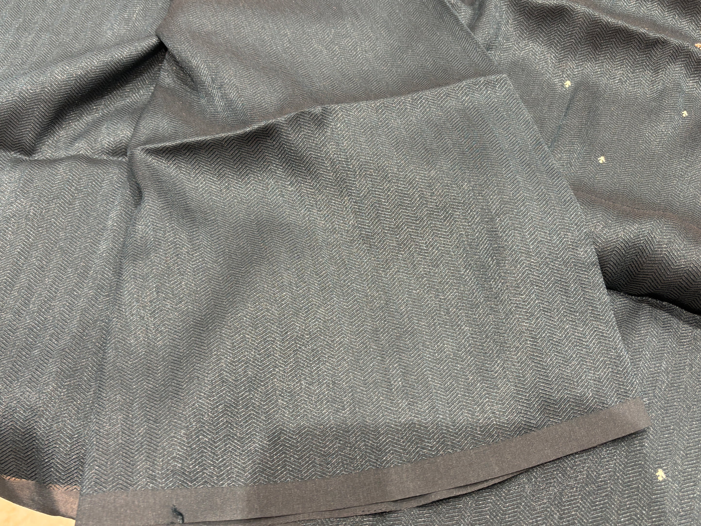 Soft tussar saree with thread work