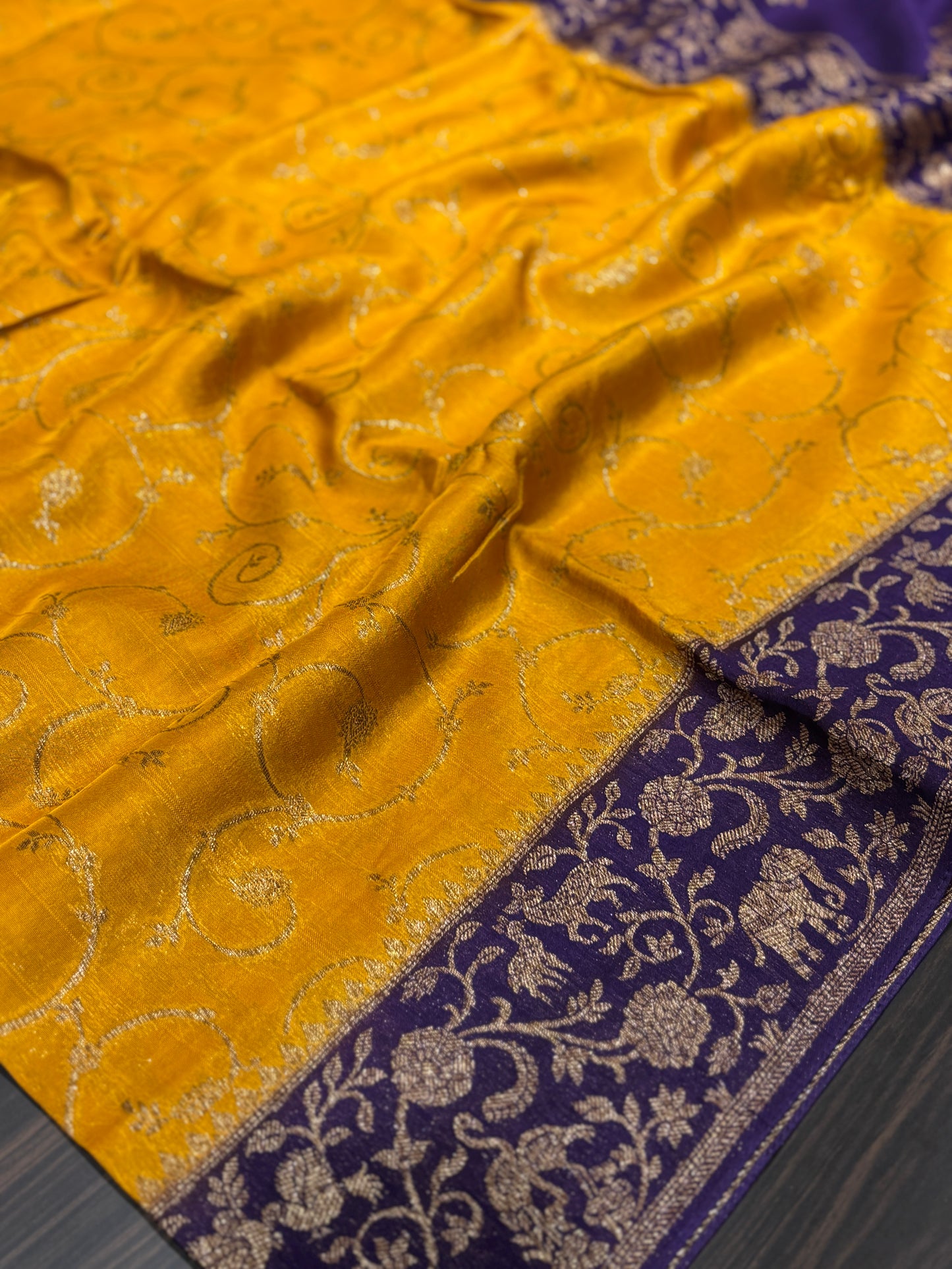 Soft tussar saree
