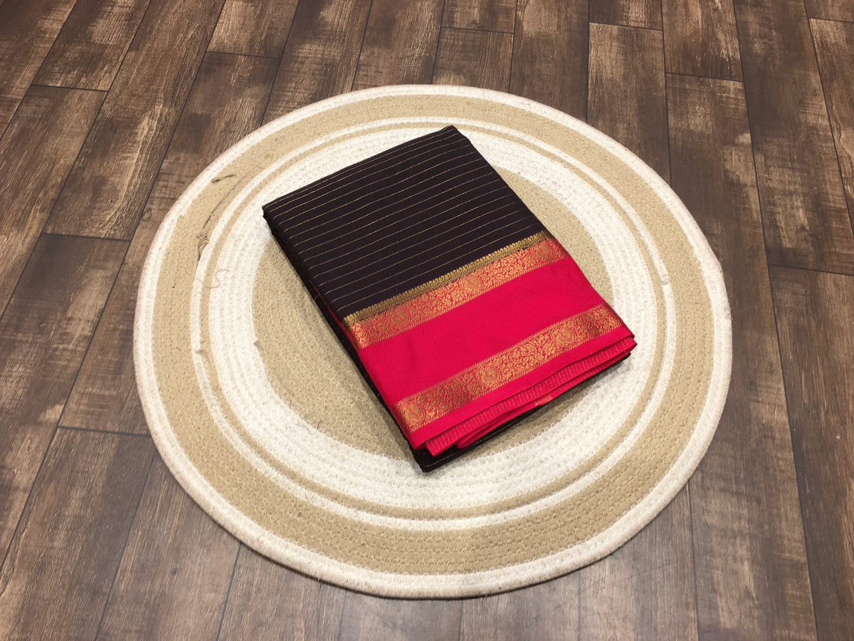 Semi Mysore Crape Silk