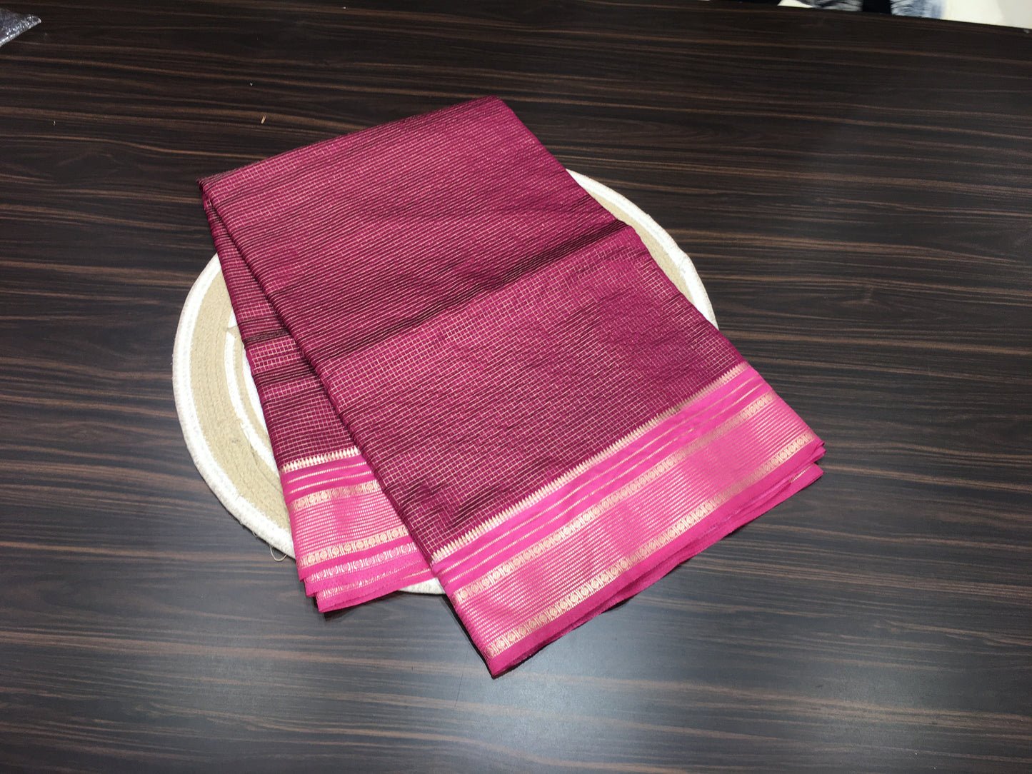 Moonga Crape Saree