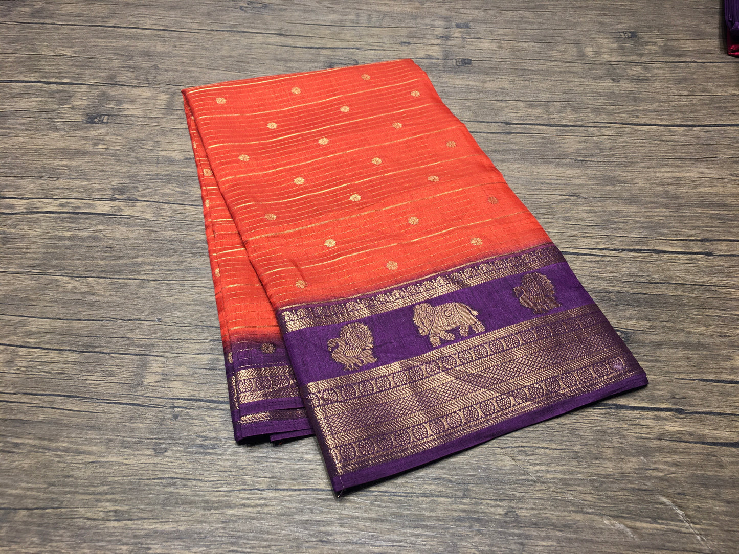 Semi tussar Saree