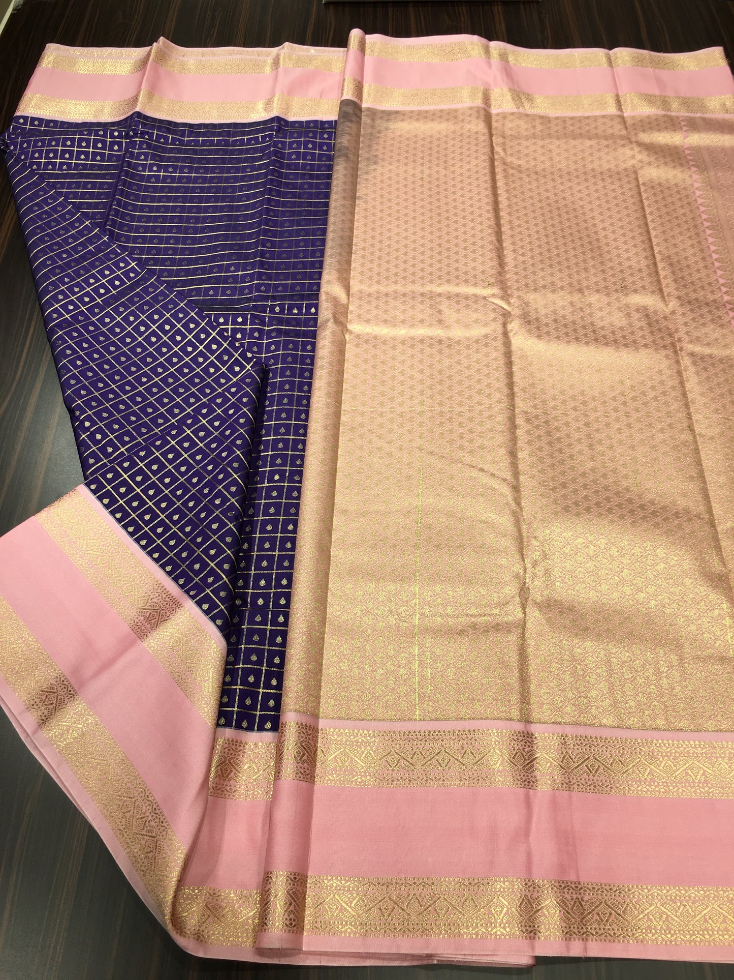 Semi Kanchipuram silk