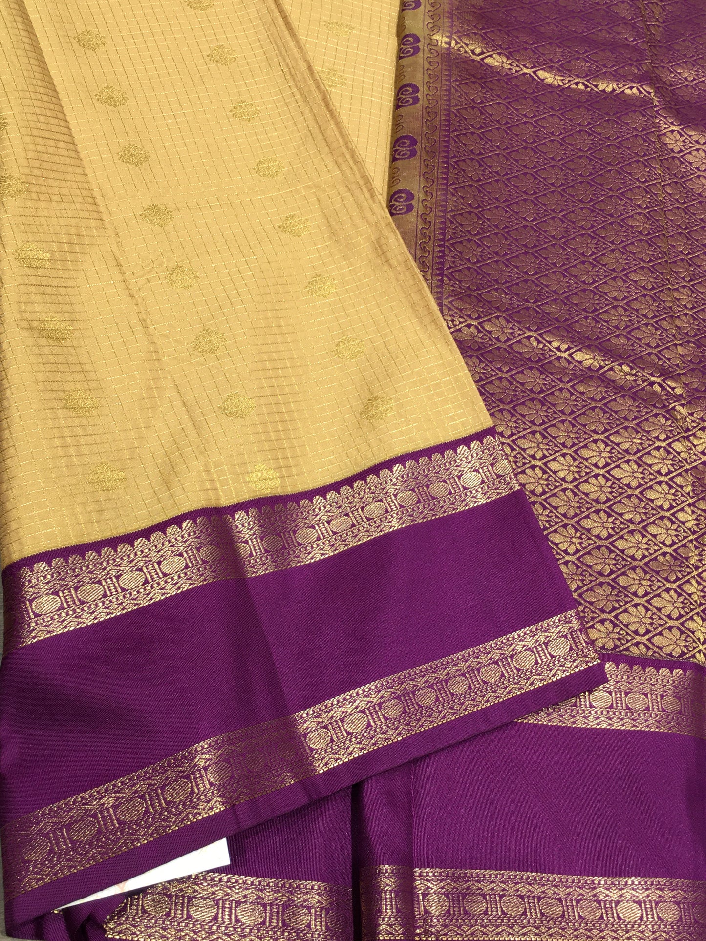 Semi Kanchipuram silk