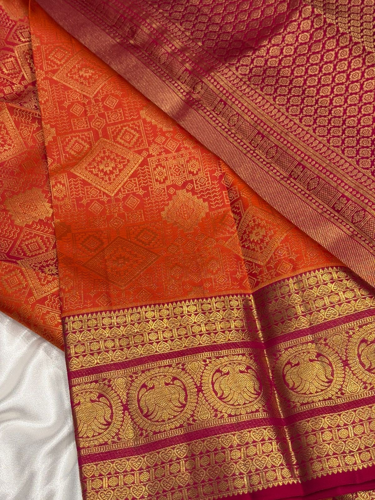 Pure kanchipuram brocade silk
