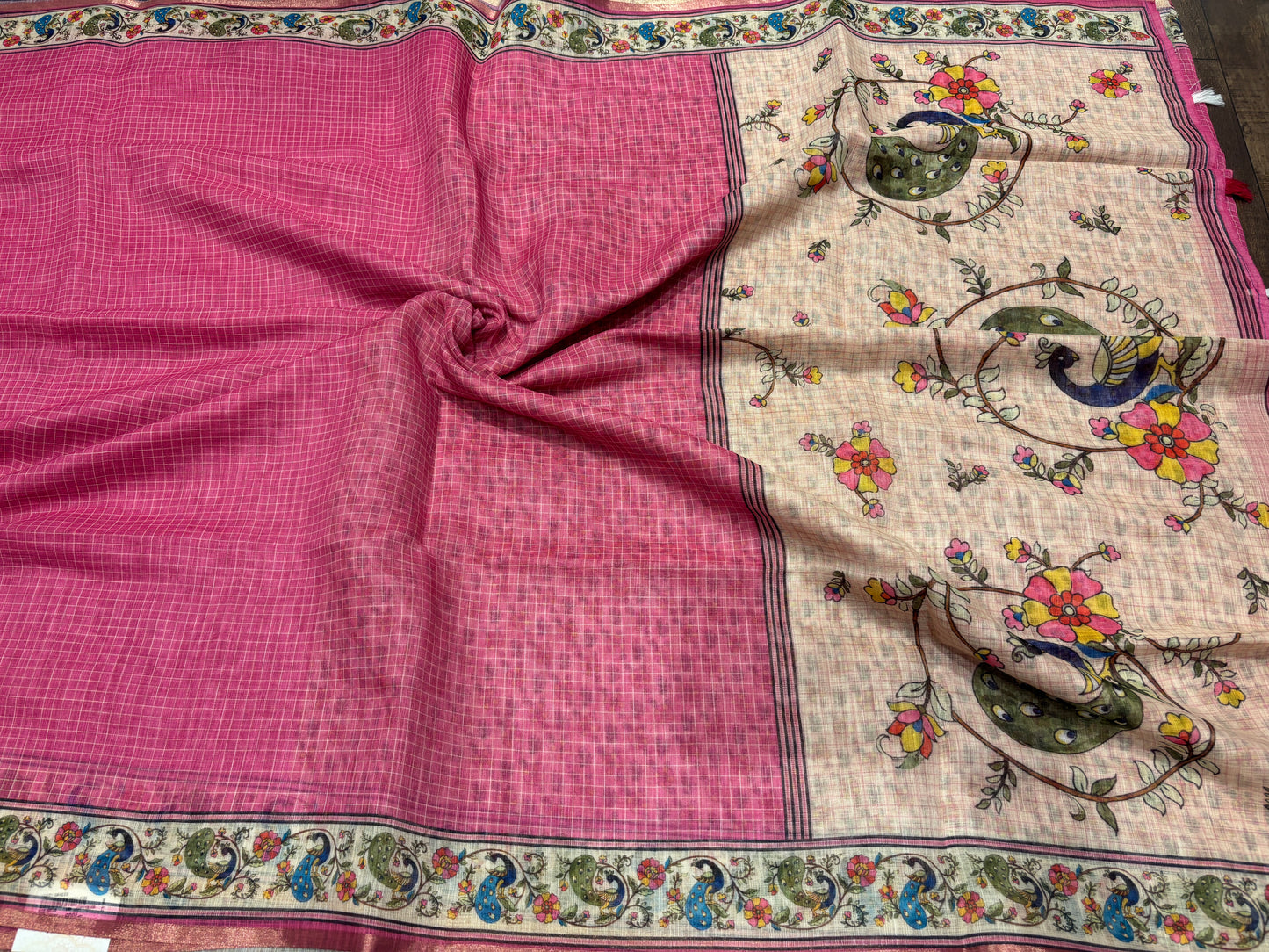 Fancy cotton saree