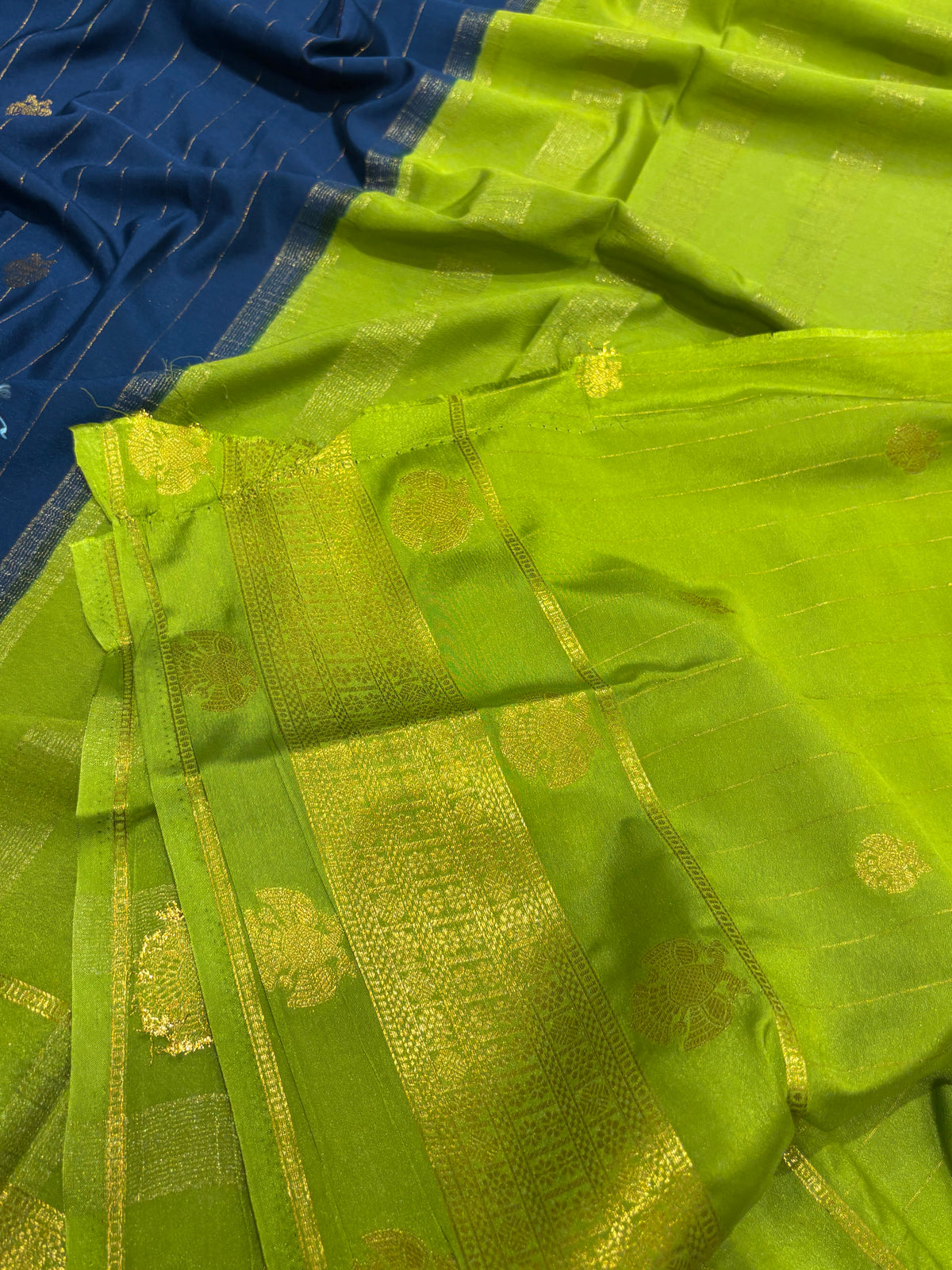 Semi Mysore Crape Silk