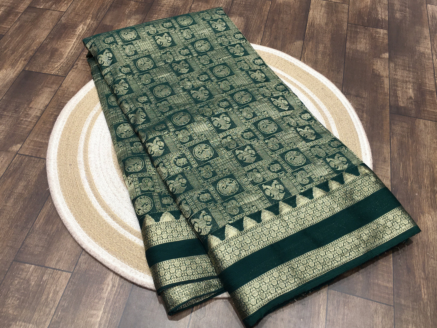 Chiffon broced saree