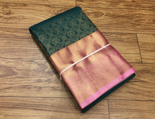 Semi Kanchipuram brocade