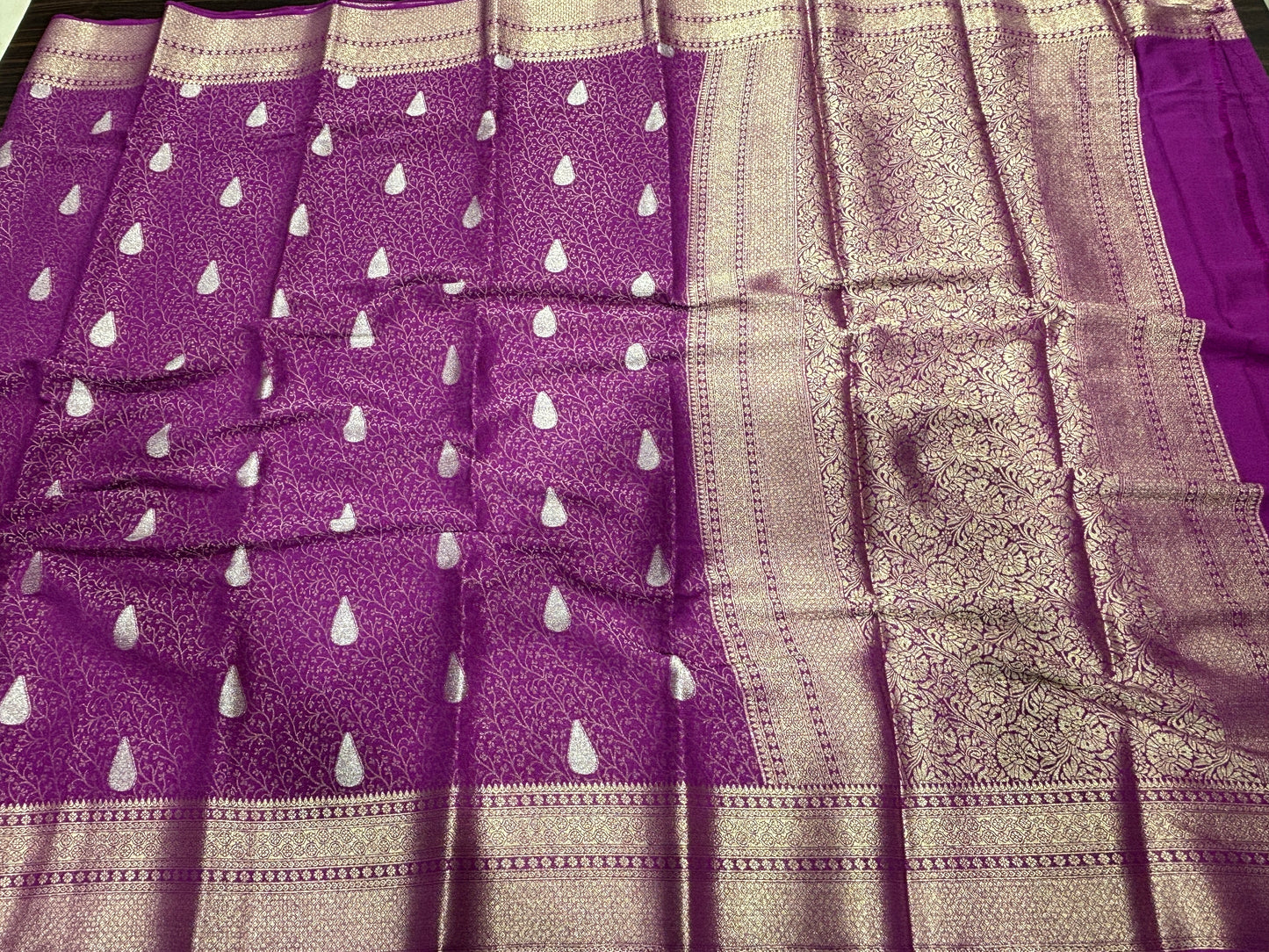 Chiffon georgette saree
