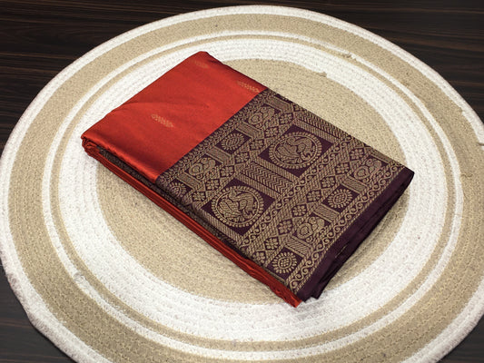 Semi Kanchipuram silk