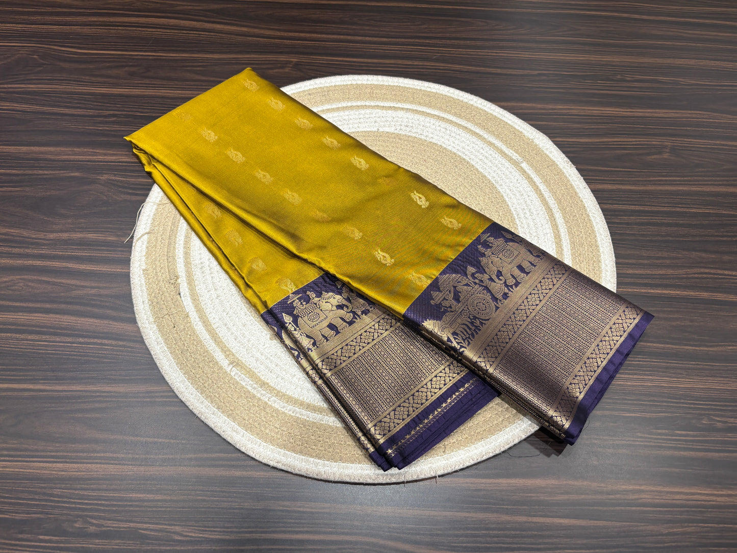 Semi Kanchipuram silk