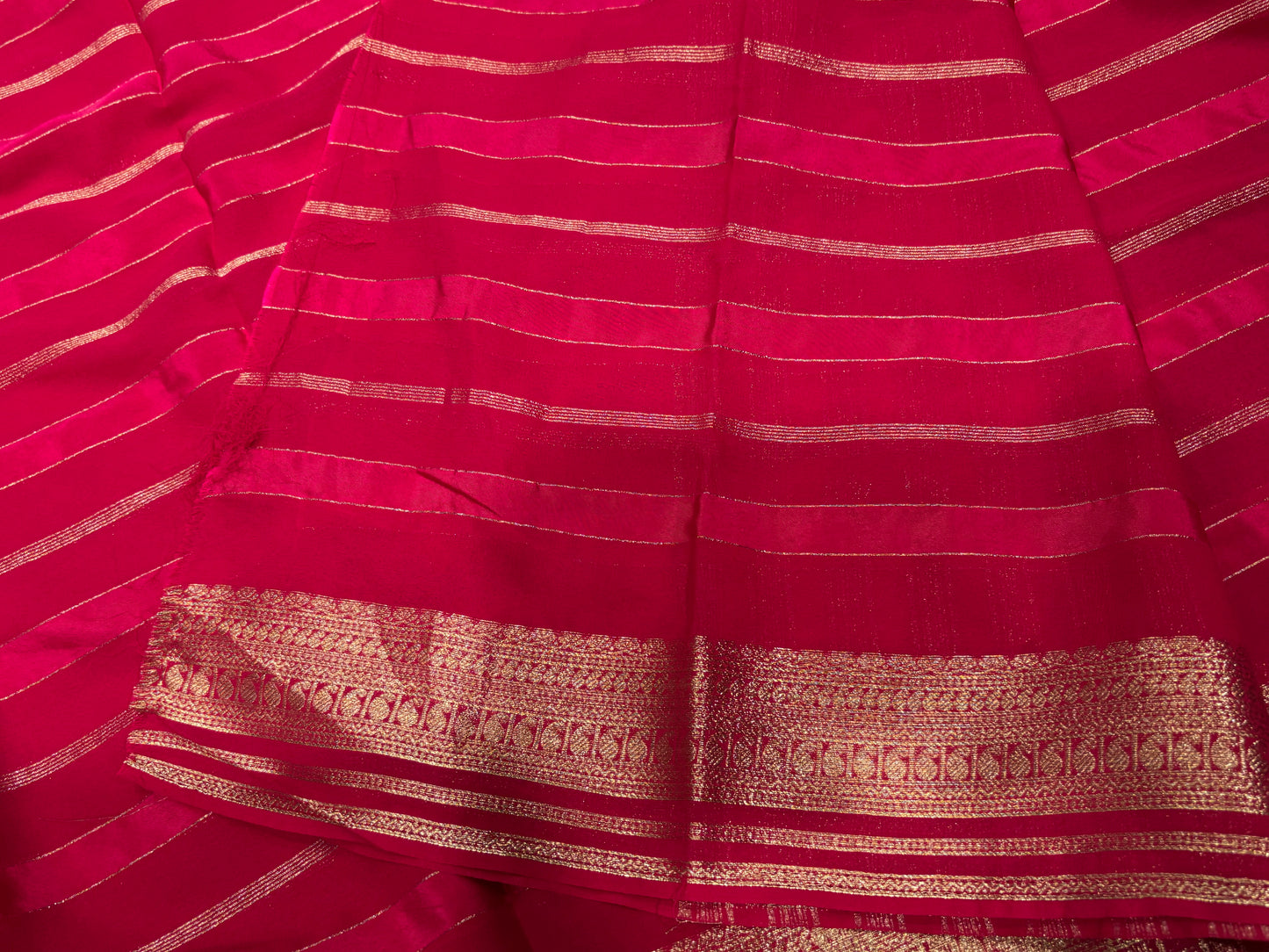 Mysore crape saree
