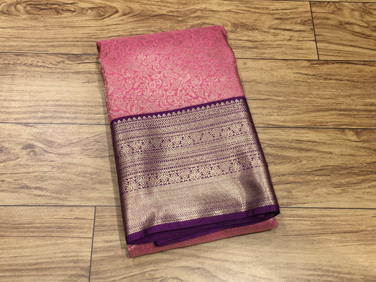 Semi Kanchipuram brocade