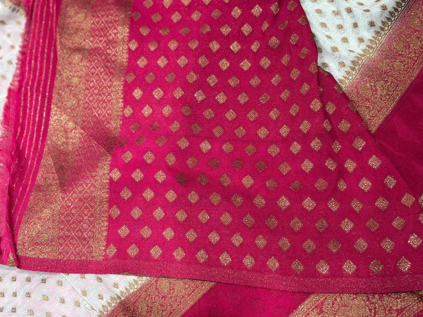 Chiffon georgette saree