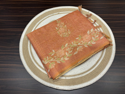 Tissue organza saree