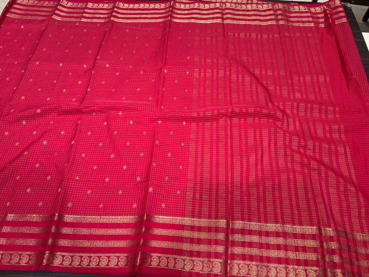 Semi Mysore crape