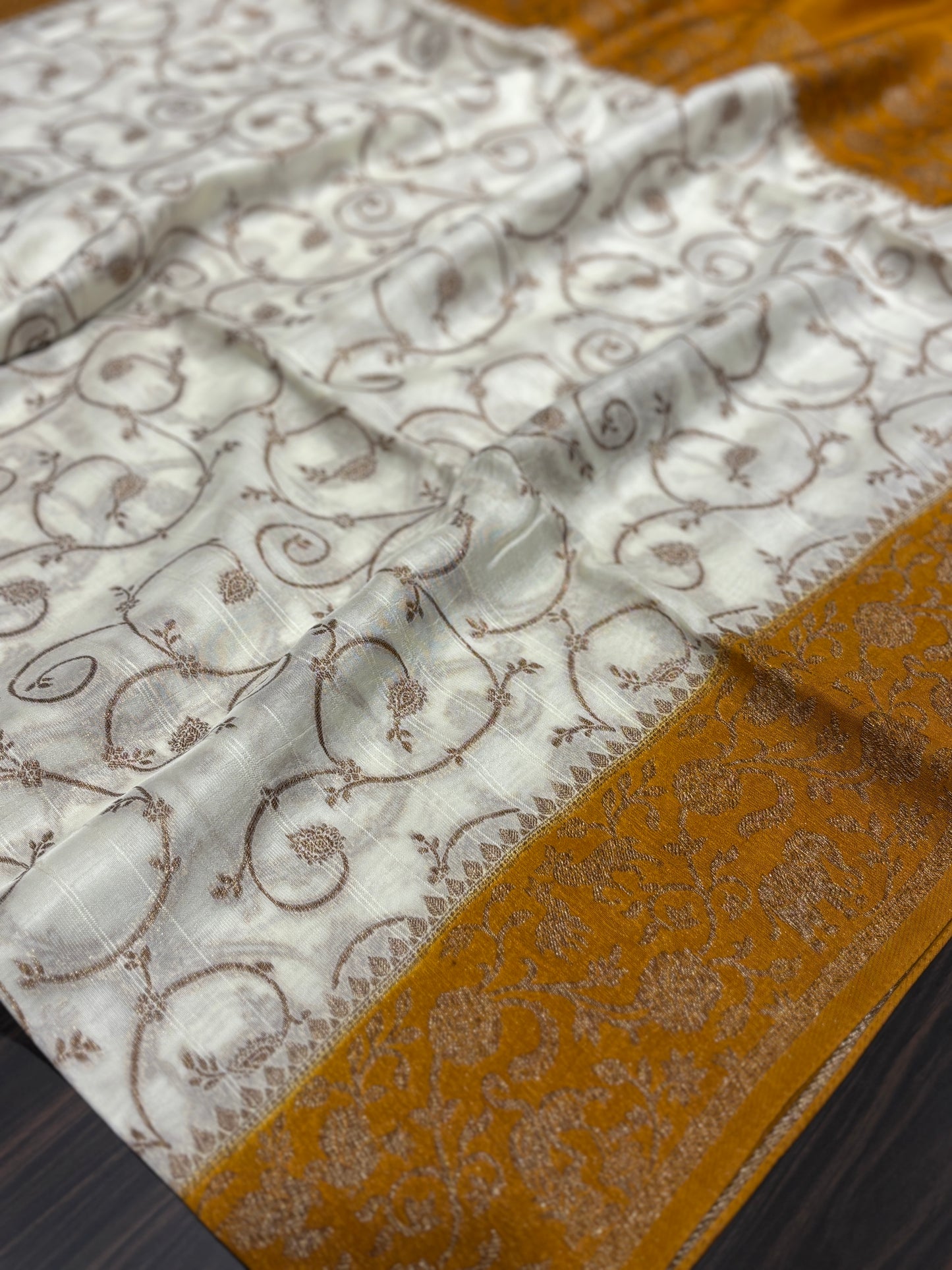 Soft tussar saree