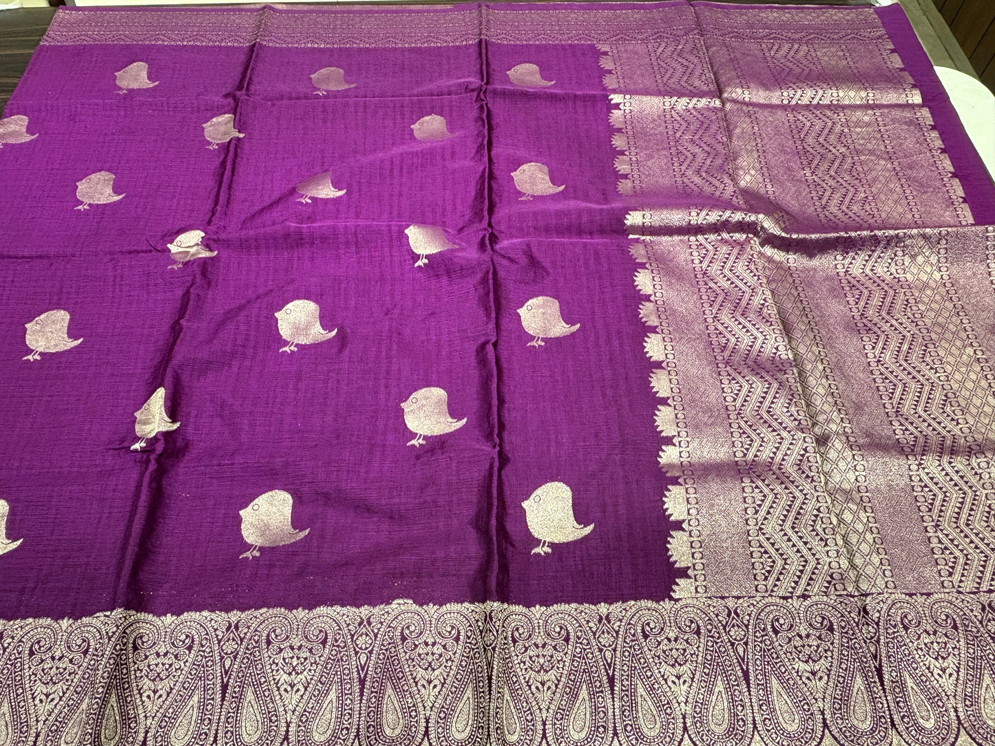 Soft tussar saree