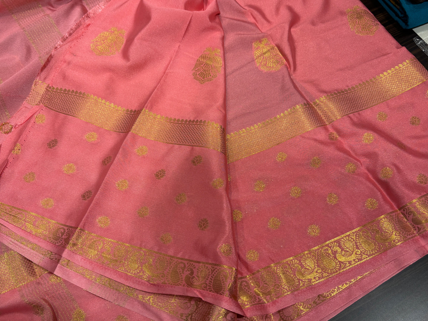 Semi Mysore crape saree