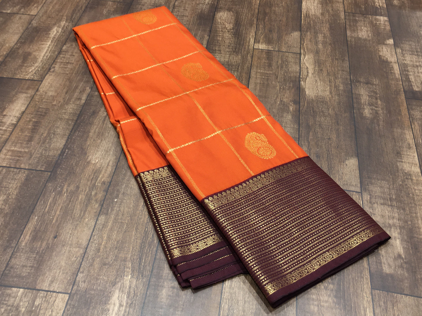 Semi Kanchipuram silk