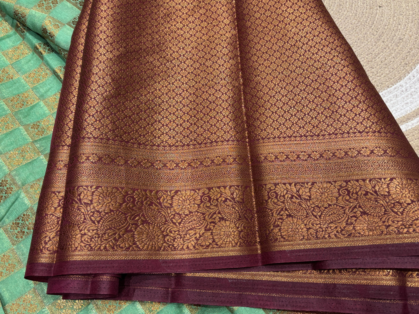 Raw silk saree