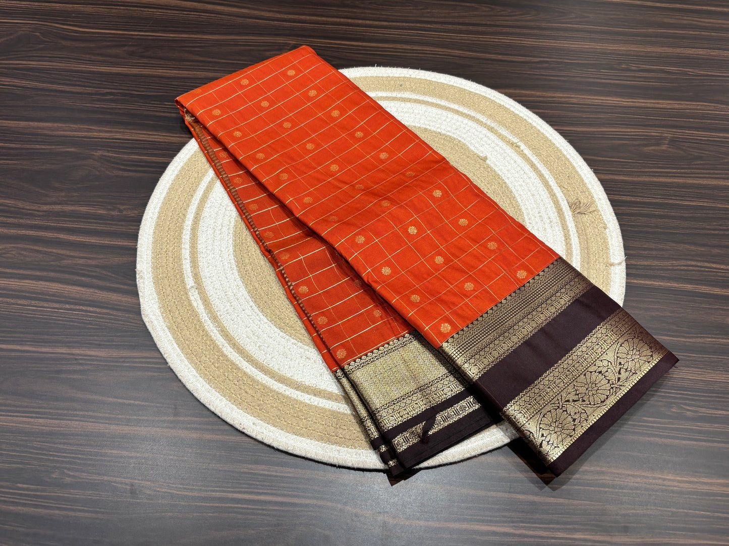 Semi Kanchipuram silk