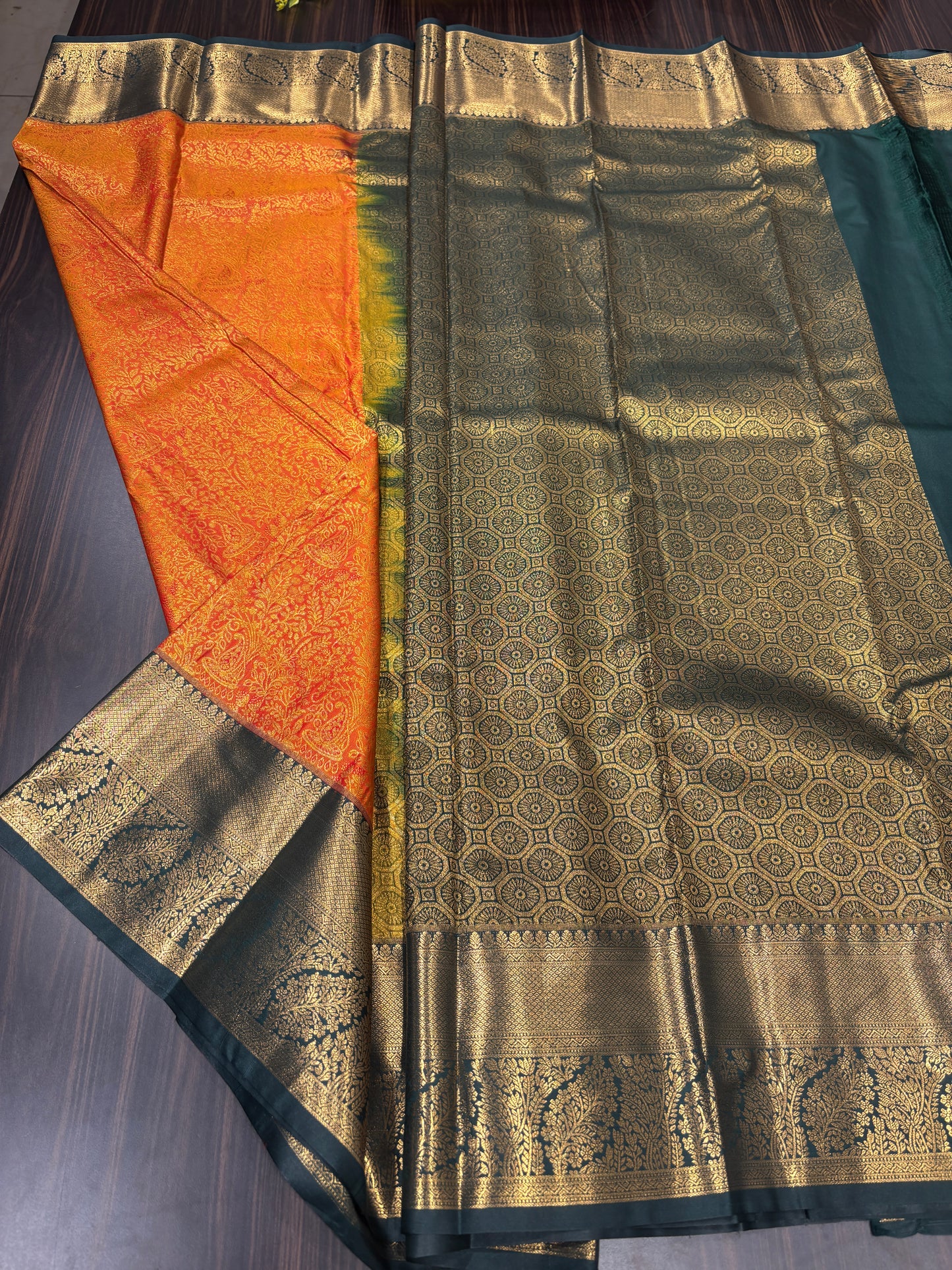 Semi Kanchipuram silk