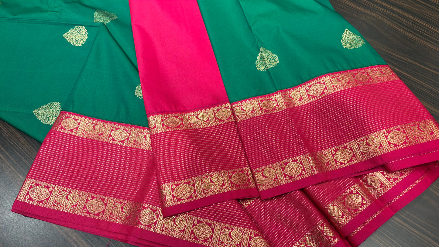 Semi Kanchipuram silk