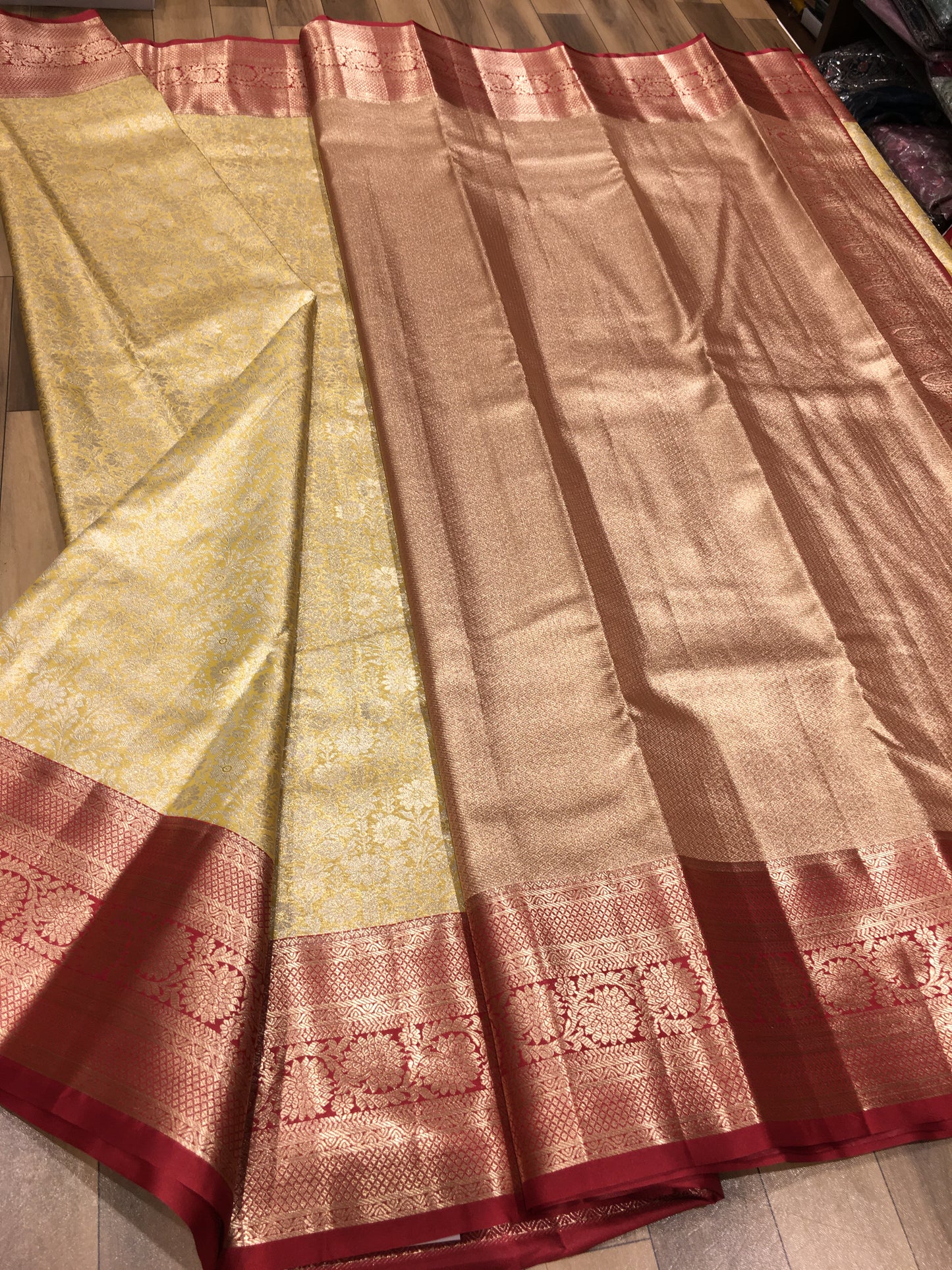 Semi Kanchipuram tissue
