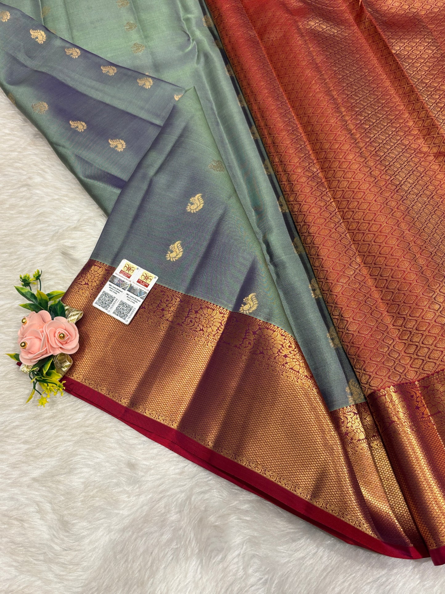 Pure Kanchipuram silk