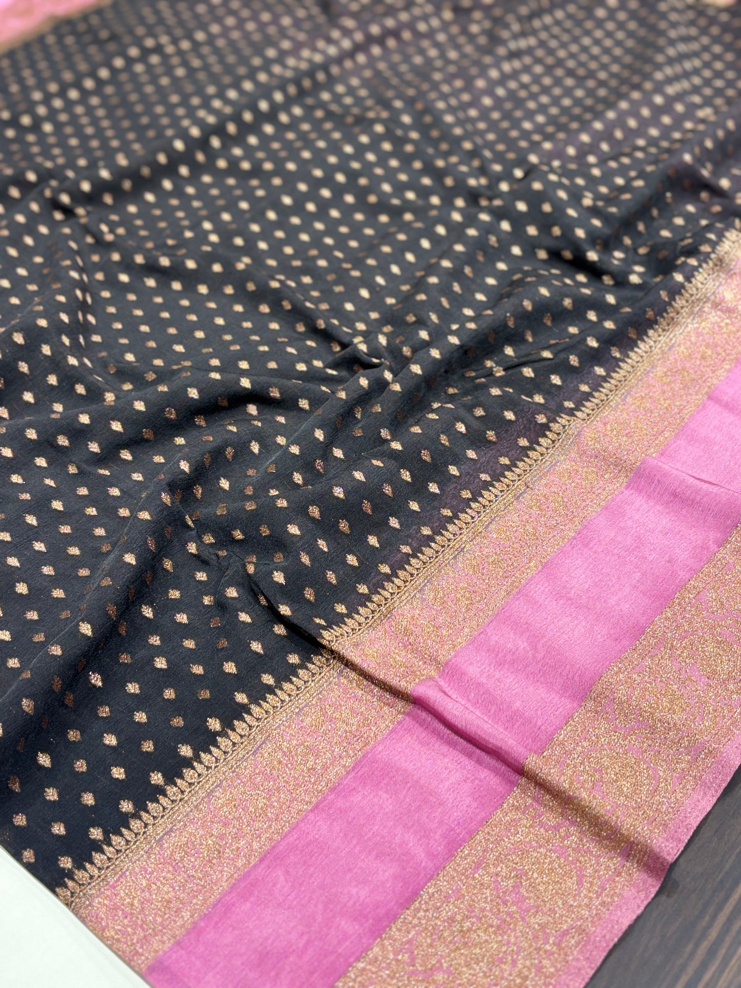 Chiffon georgette saree