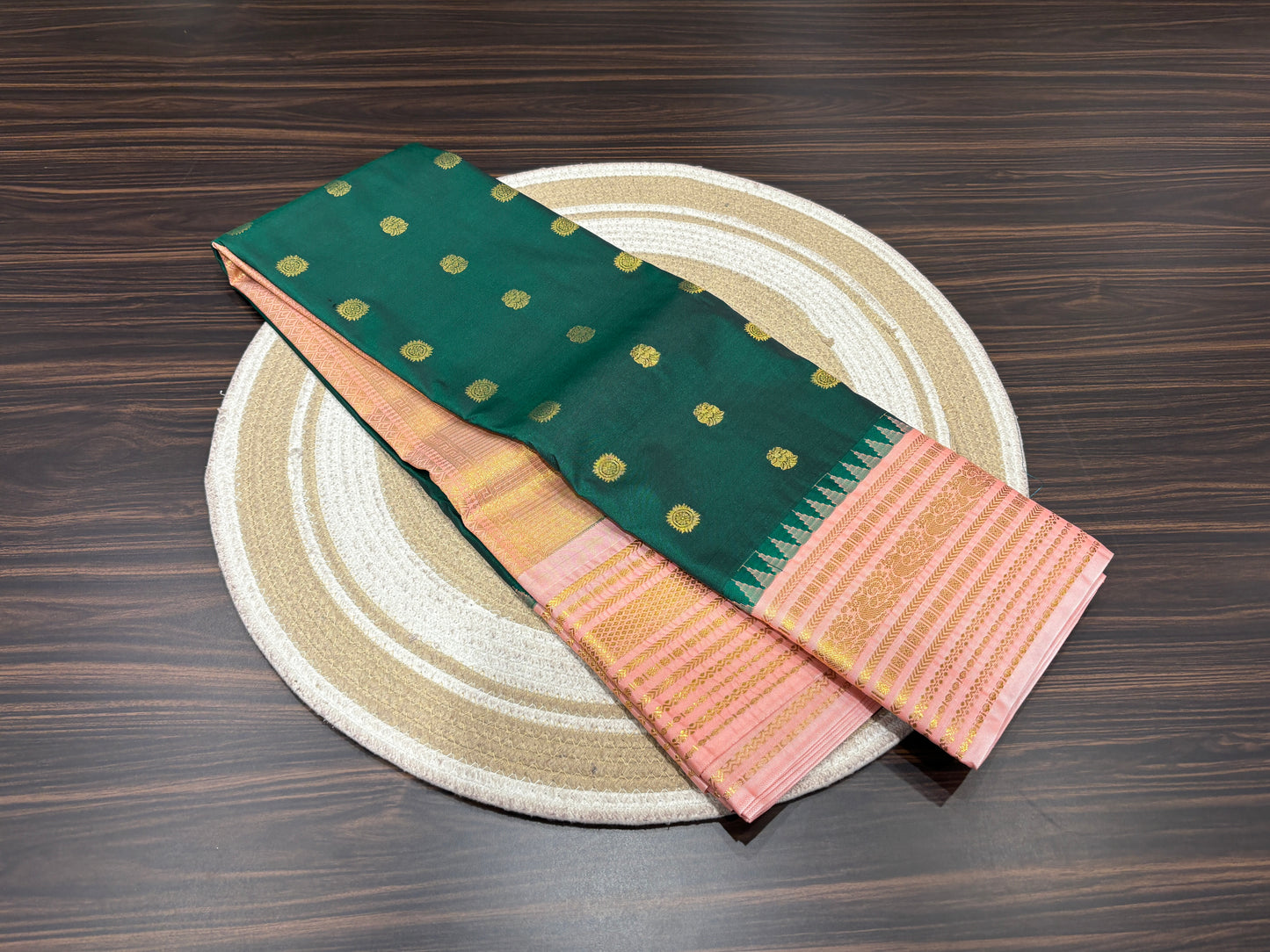 Semi Kanchipuram silk
