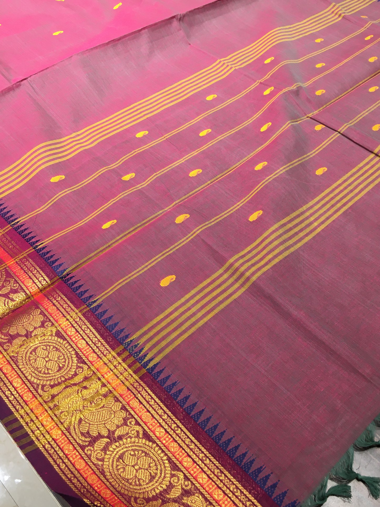 Fancy cotton saree
