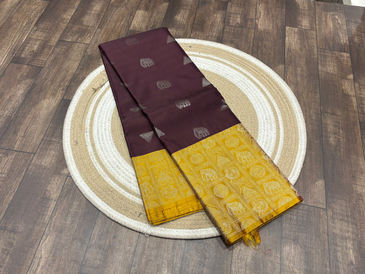 Semi kanchipuram silk