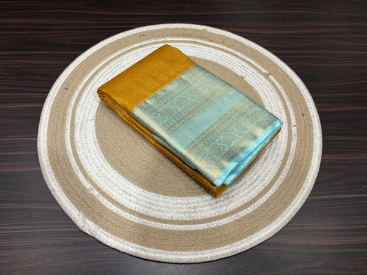 Semi Kanchipuram silk